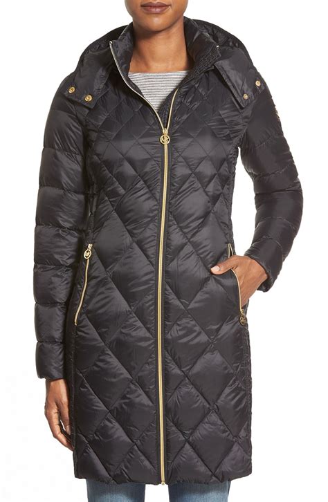 michael kors padded coat women's